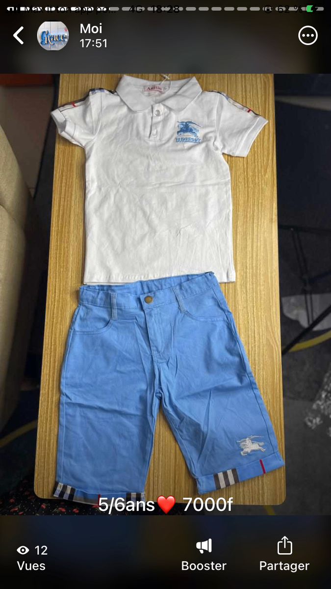 Vêtements  de garçon