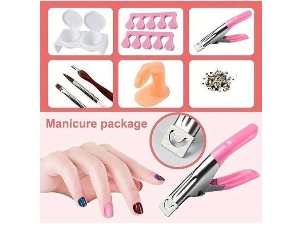Kit Manucure Paillettes Brillantes