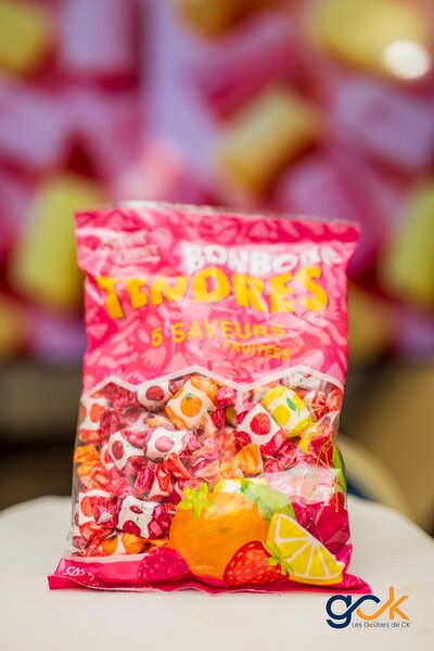 Bonbons gélifiés saveur fruits