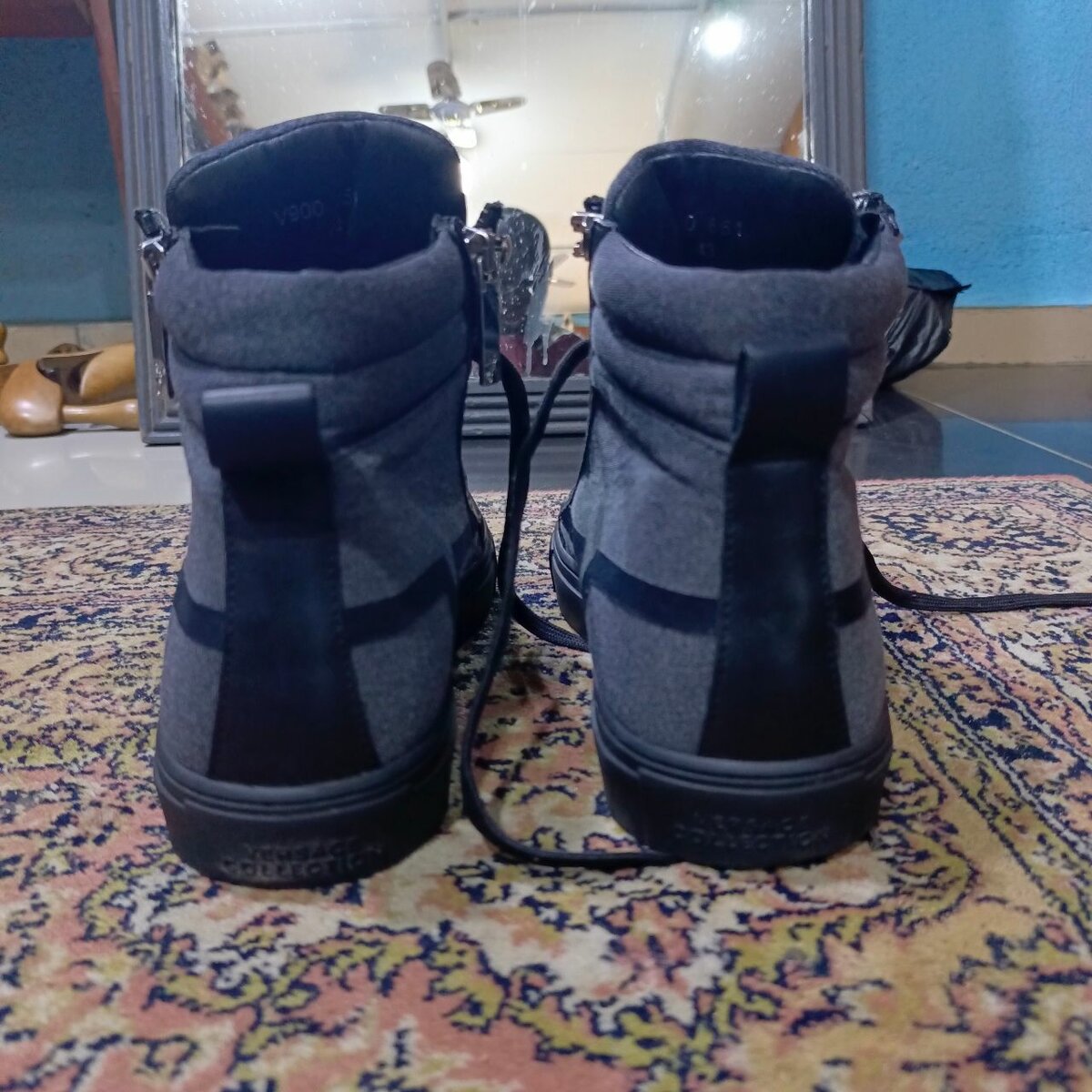 Basket montantes Versace homme