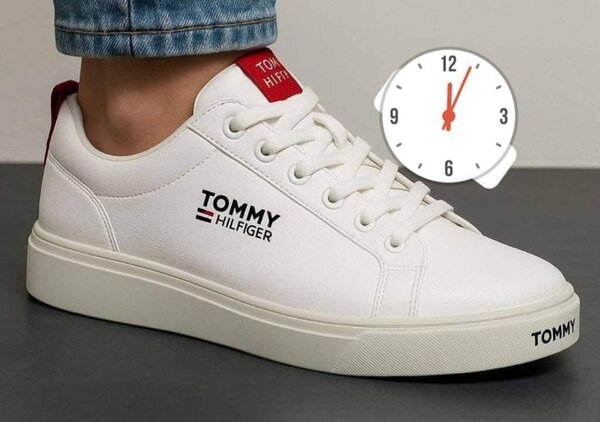 Baskets blanches Tommy Hilfiger