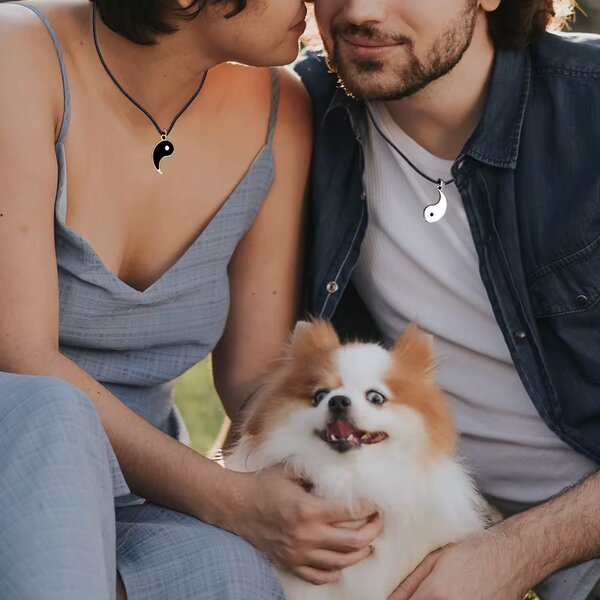 Collier Ying Yang Couple