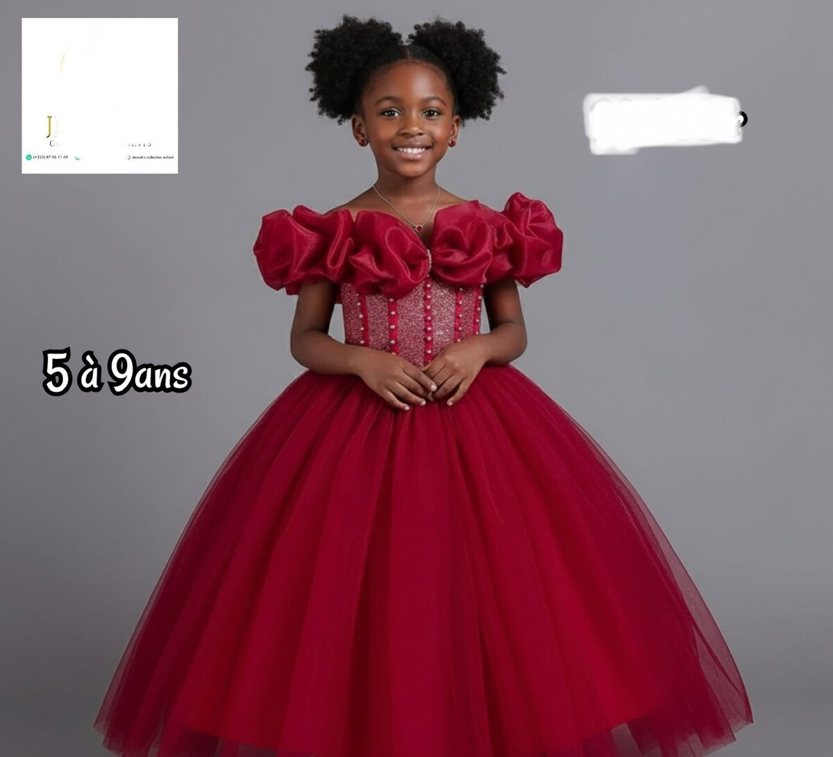 Robe de princesse enfant