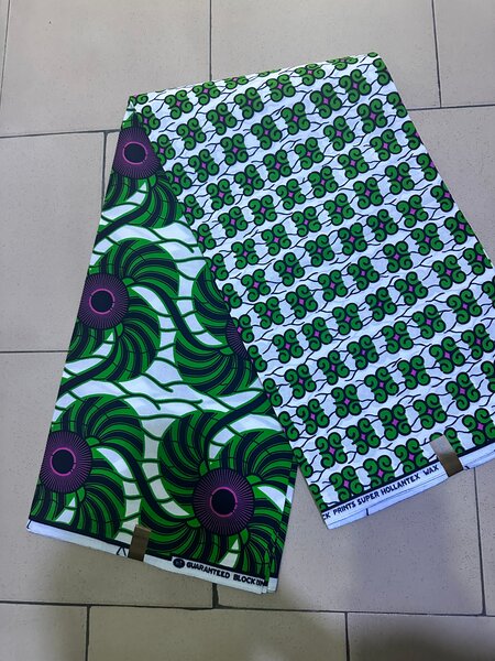 Tissu Wax Africain Coloré