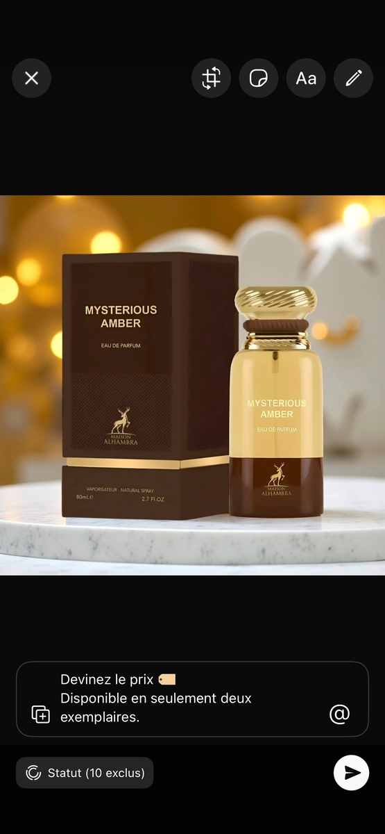 Mysterious Amber Parfum mixte