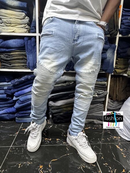 Jean Biker Homme Mode