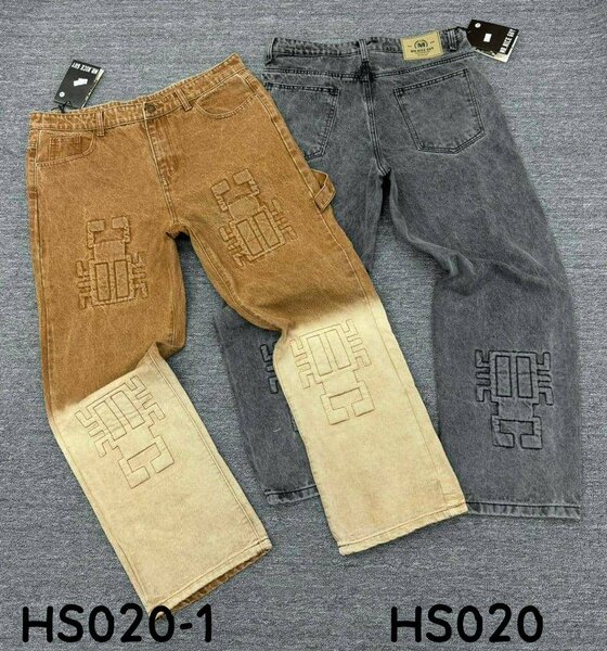 Two designer men Baggy jeans