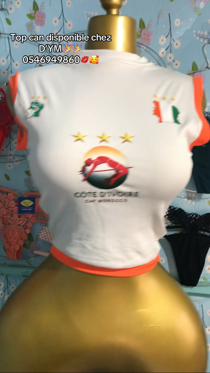 T-shirt Côte d'Ivoire Femme