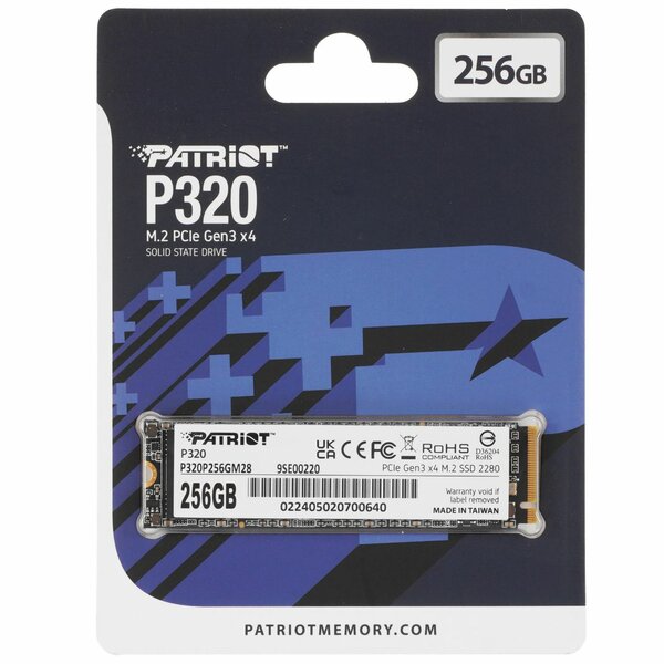 Твердотельный накопитель SSD 256GB Patriot P320