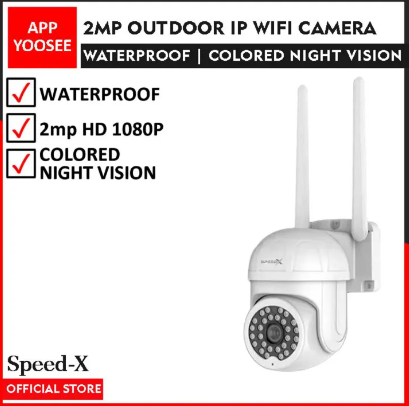 Yoosee SpeedX IP Camera Wifi Outdoor PTZ Ht-191 Dome Color Night Vision 2 Way Audio - Motion Detection CCTV Camera 2mp 1080p HD