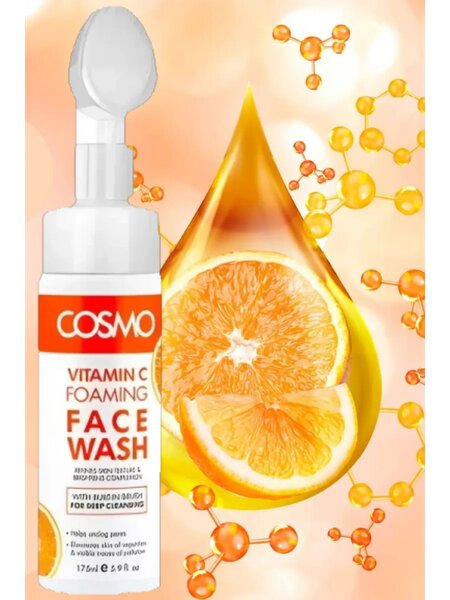 Mousse nettoyante visage Vitamine C