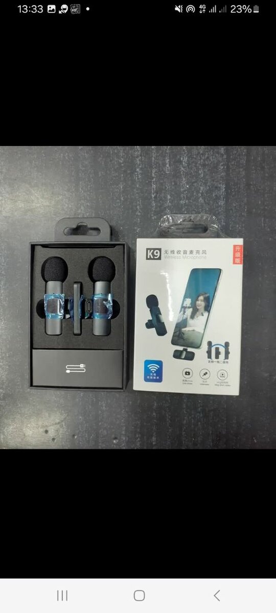 Microphone sans fil K9