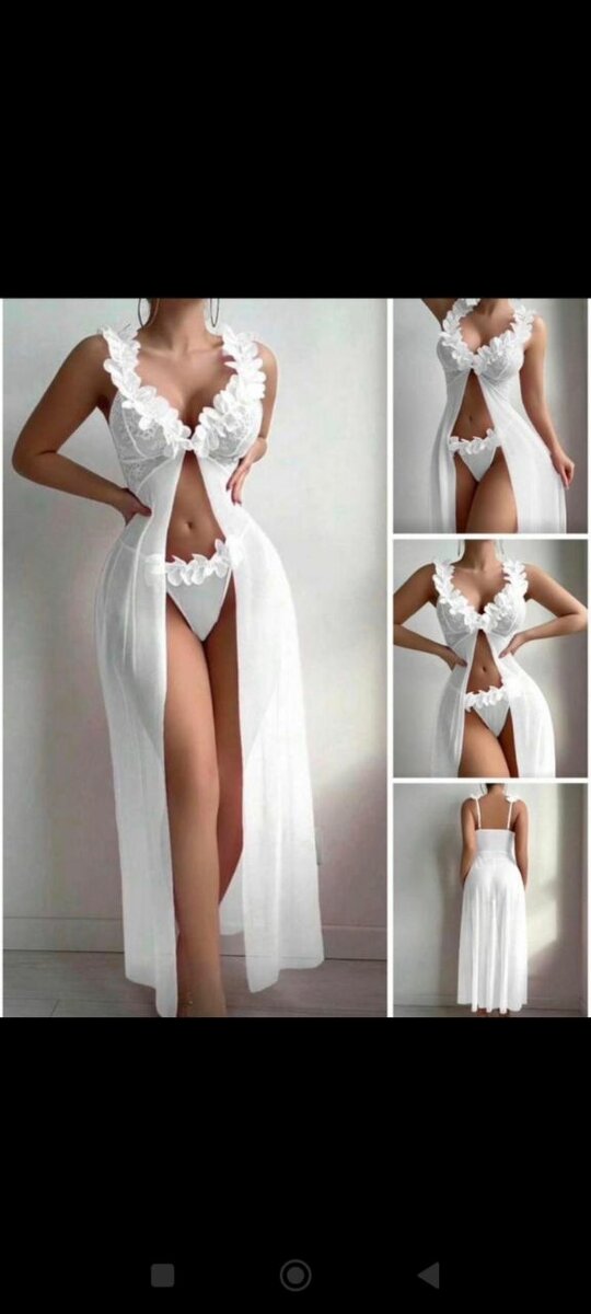 Nuisette Sexy Fleurie Femme