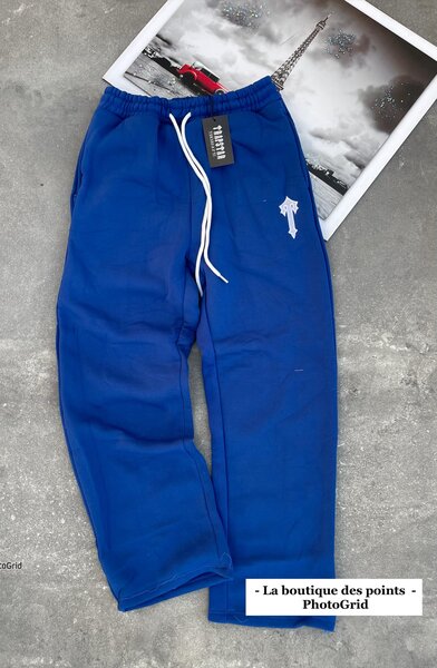 Pantalon de jogging bleu homme