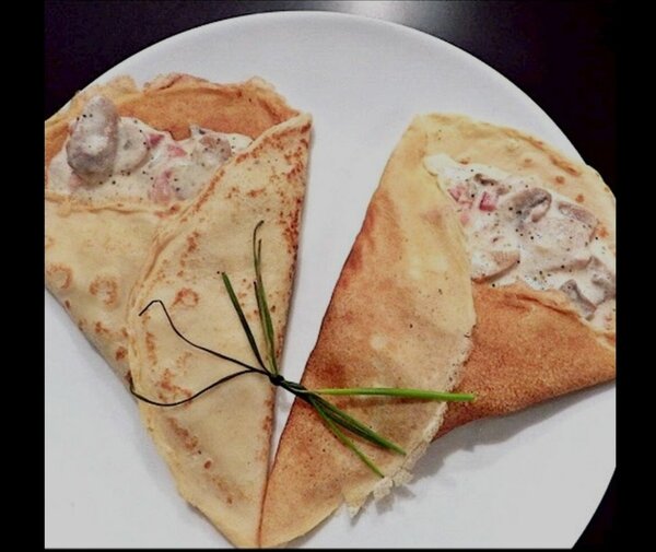 Crêpes garnis savoureux