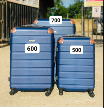 suitcases of different sizes