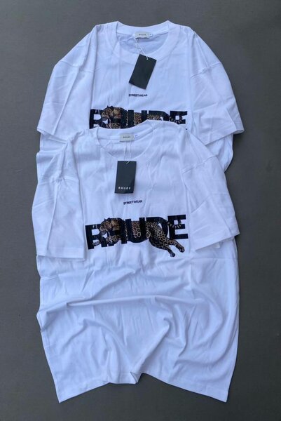 T-shirt blanc imprimé mode