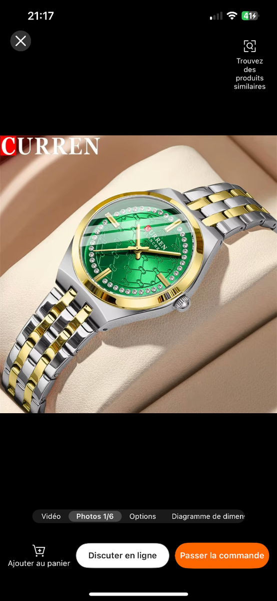 Montre Femme Luxe CURREN