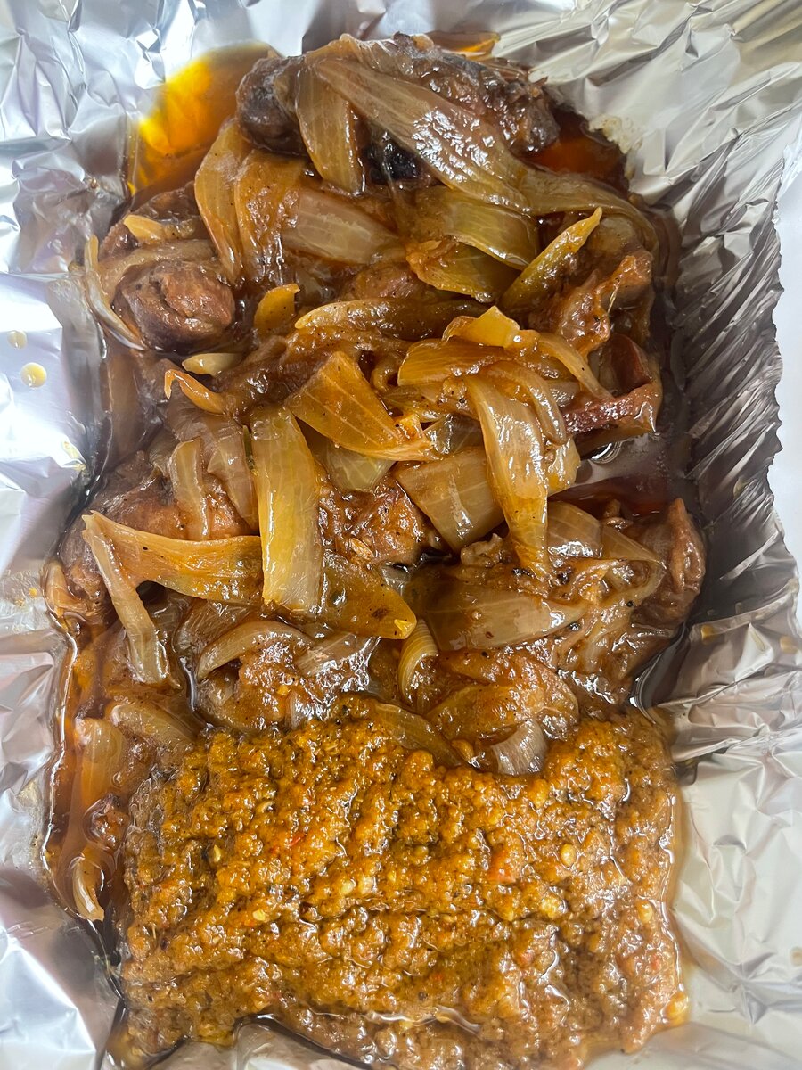 Gésier de poulet bien épicé