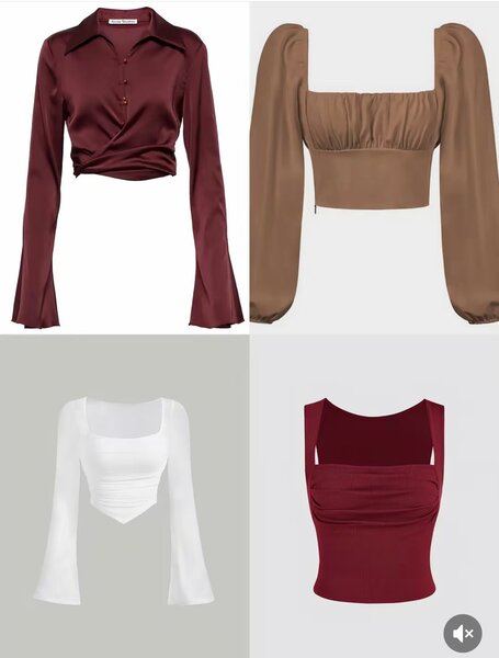 Blouses et Crop Tops Élégants