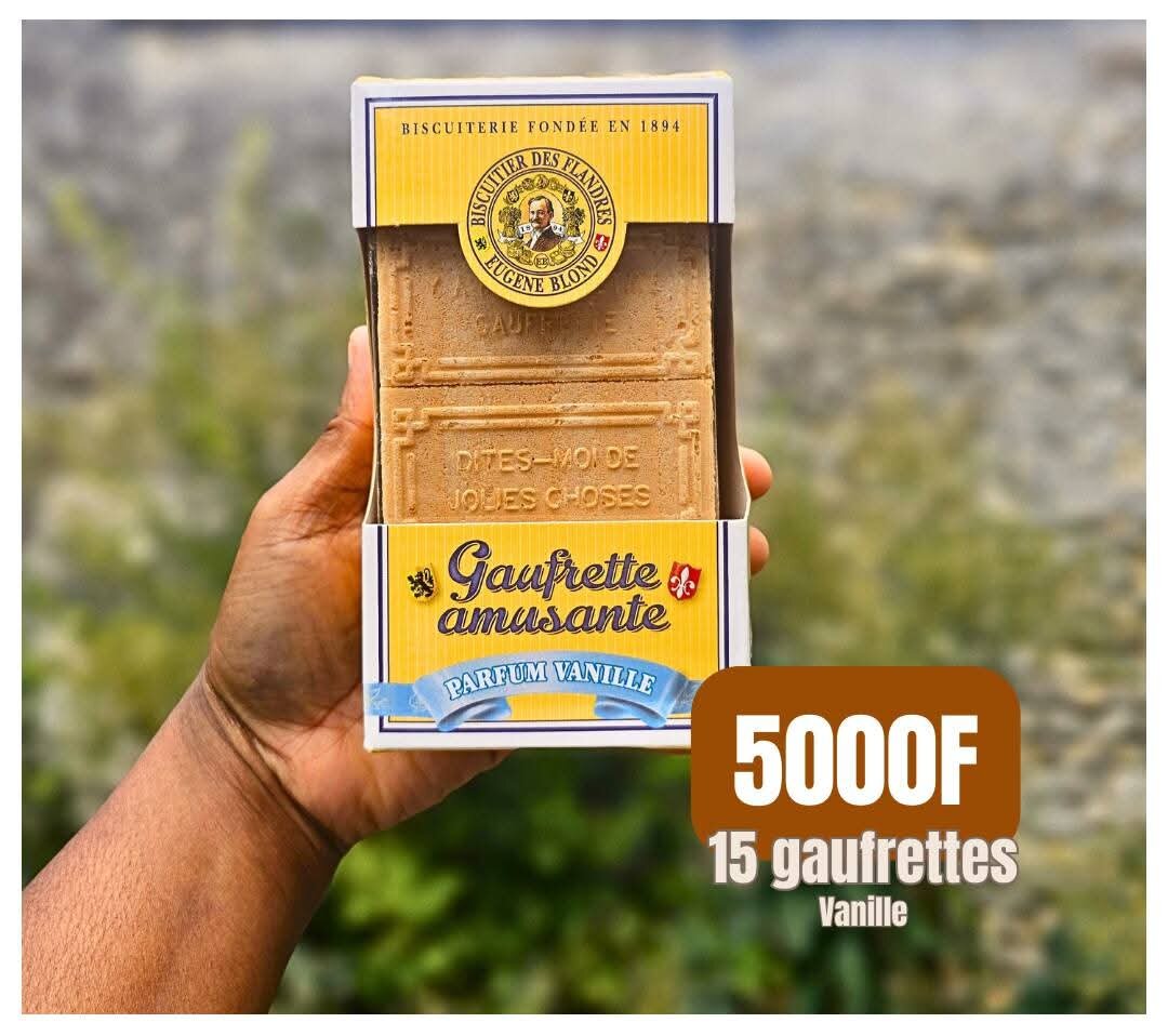 Gaufrettes Framboise & Vanille