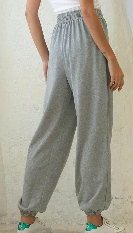 Pantalon de survêtement gris femme