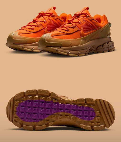 Sneakers Orange Techniques