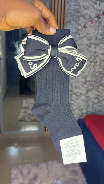 Chaussettes avec Noeud Élégant