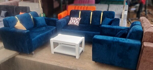 Ensemble de canapés bleu luxe