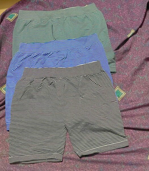 Shorts rayés confortables