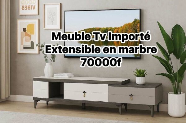 Meuble TV extensible moderne