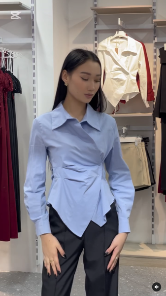 приталенная рубашка