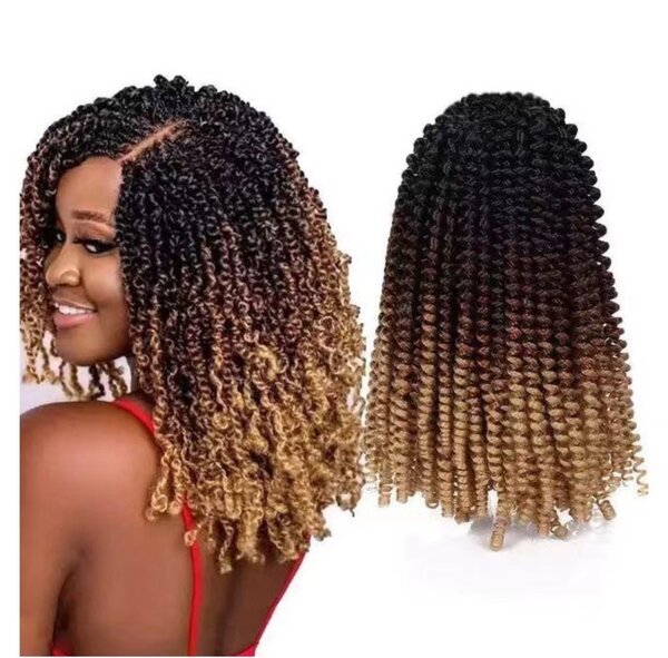 sets Ladies Wigs Curly Hair Dirty Braid Crochet Spring