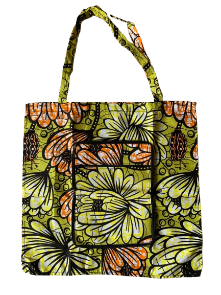 Sac cabas en tissu coloré