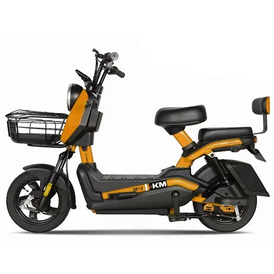 Scooter électrique pratique orange