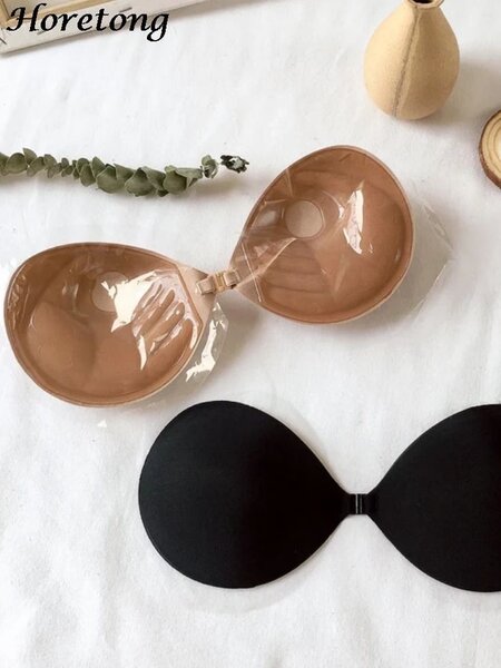 Push up silicone bra