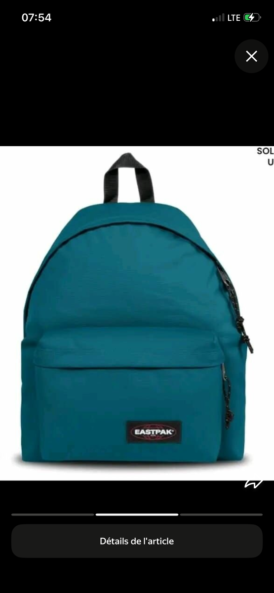 Sac à dos Eastpak bleu