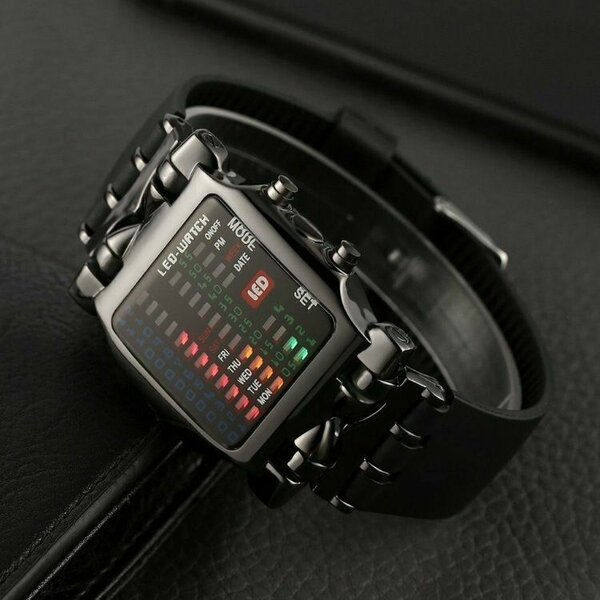 Montre LED futuriste tendance