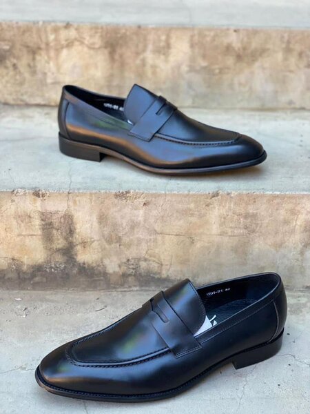 Pure leather smart shoes