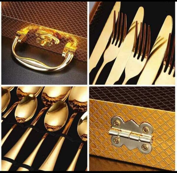 Coffret de Couverts Luxe 24 Pièces