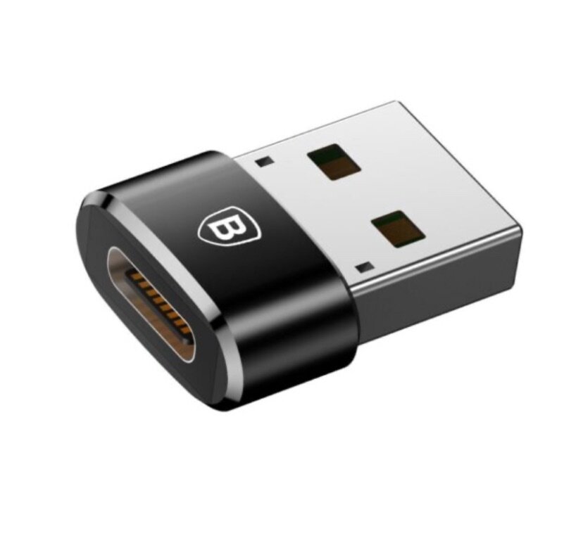 Adaptateur Baseus De USB Type-C Vers USB Noir