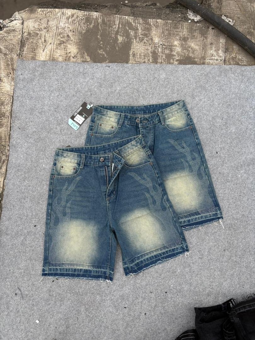 Shorts en denim pour hommes tendance