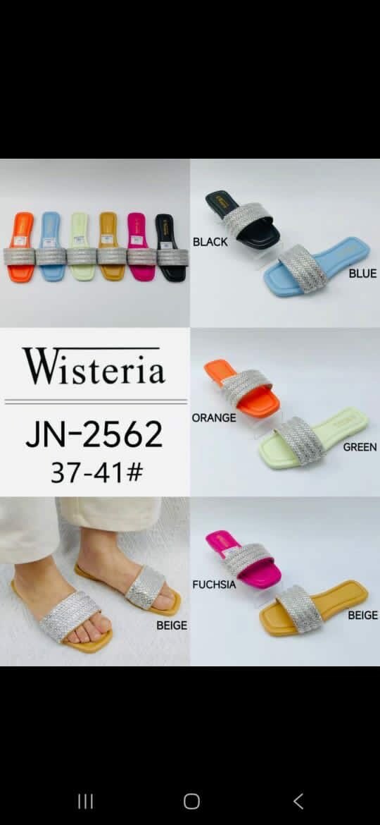 Tongs élégantes Wisteria