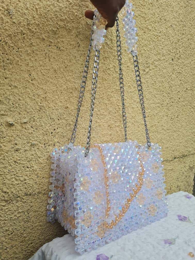 Sac à main, sac en perle