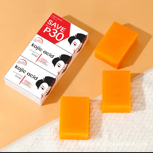 Savon clarifiant à l acide koj