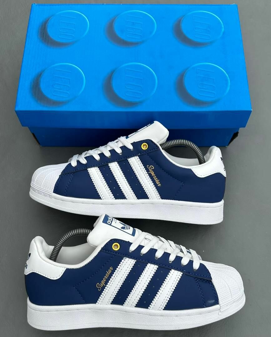 Adidas Superstar Baskets Bleues
