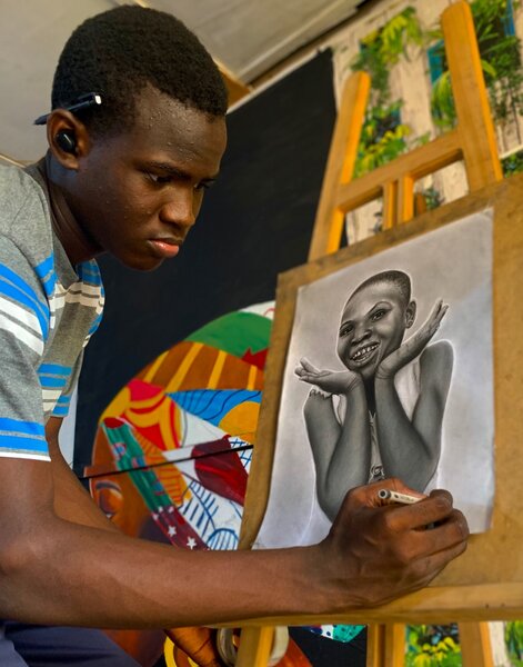 Pencil drawing, pencil art, pen art