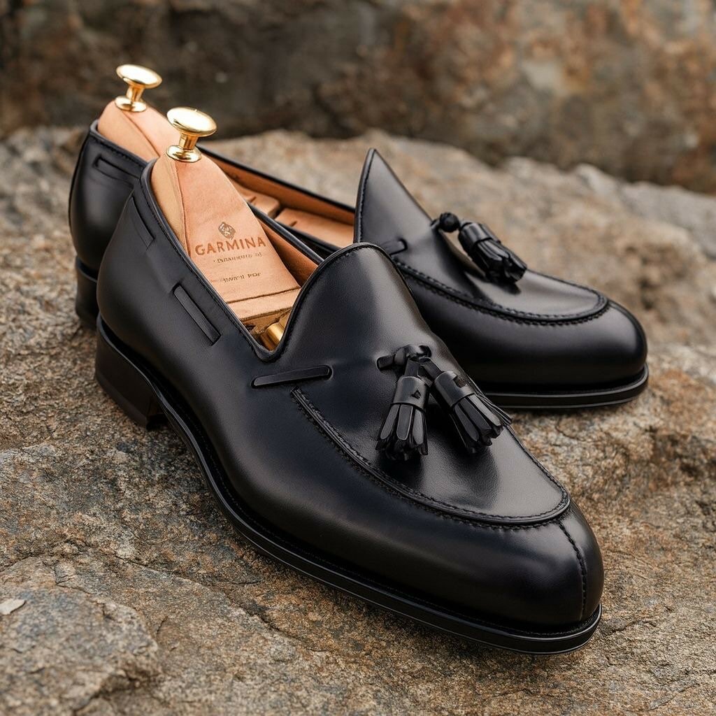 Mocassins Classiques en Cuir Noir