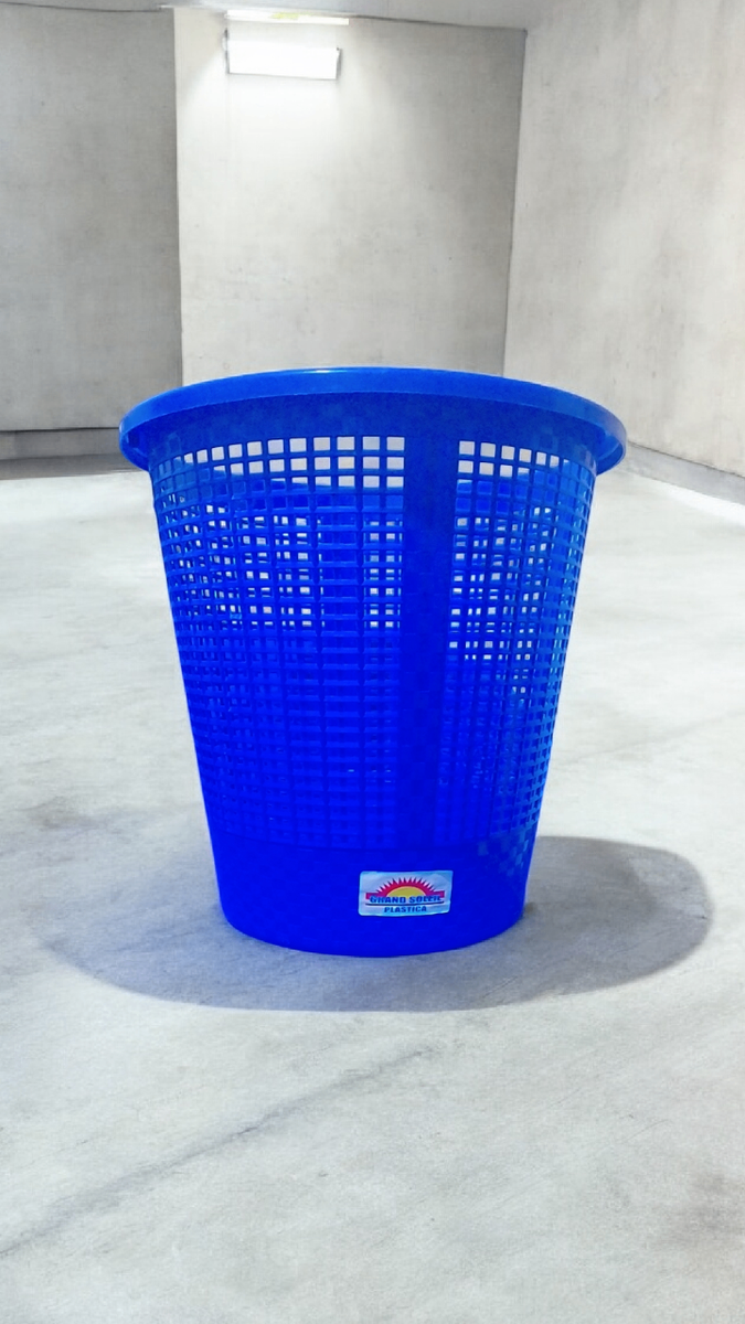 Corbeille à linge bleu