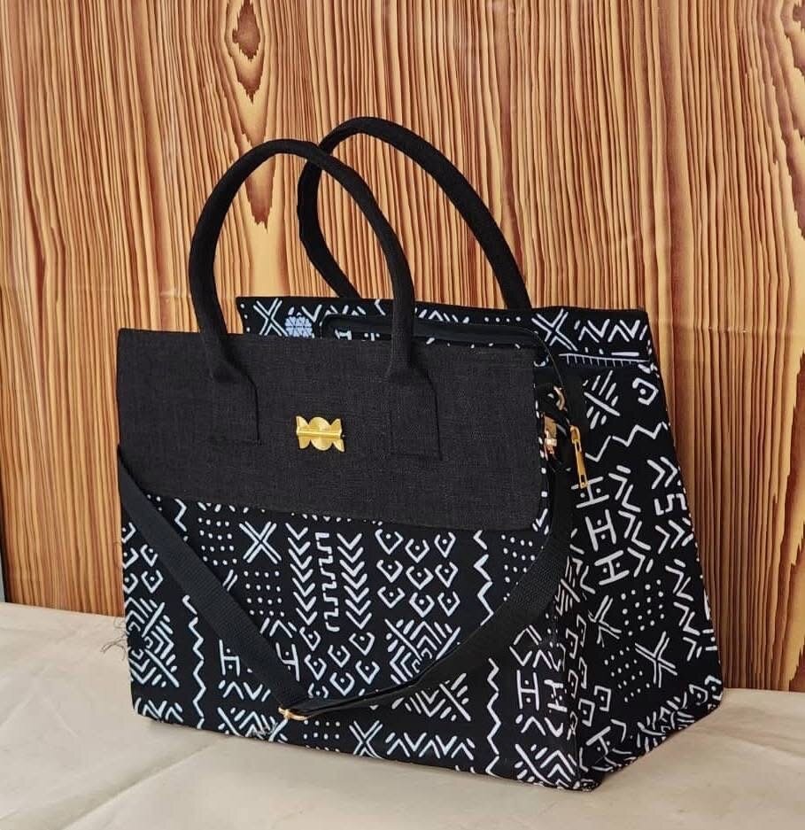 Sac à main en tissu coloré